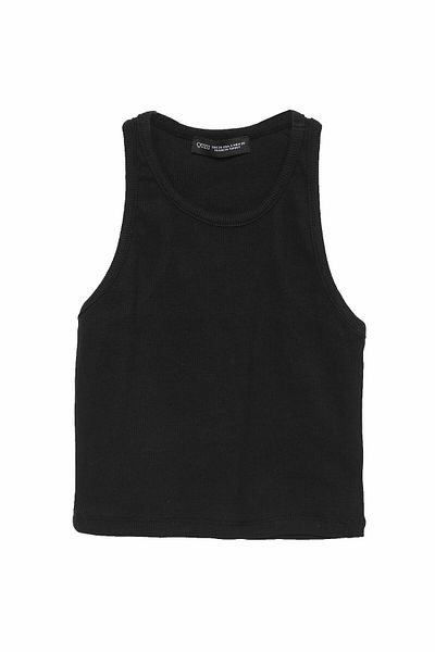 Quzu Women's Black Quzu Top Tshirt T-Shirt 23Y60050-Black