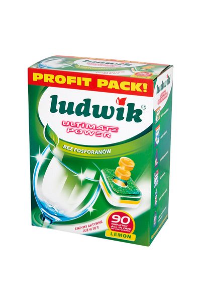 LUDWİK Set 90 tablete pentru masina de spalat vase, Ludwik, 1.62 kg