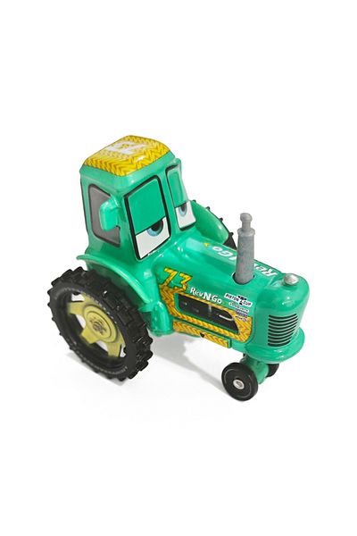 Disney 04 Disney Pixar Cars Chewall Calf Tractor 1:55 Modeling Metal Children Toy Car Alloy Racing Model Co