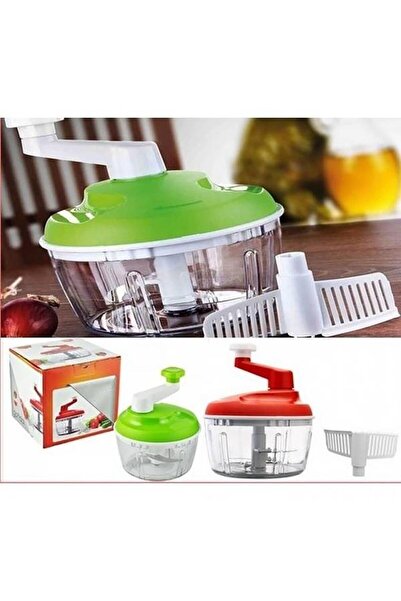 abnturk Wenken Kaydırmaz Taban Elle Çevirmeli Pratik Doğrayıcı Rondo Ve Blender
