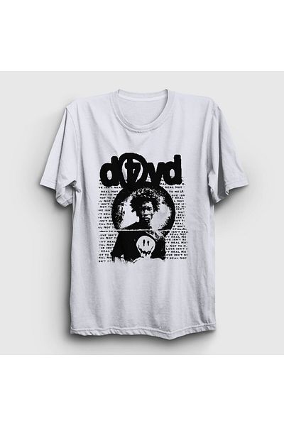 Presmono Unisex White Love Music D4vd T-Shirt 550308tt