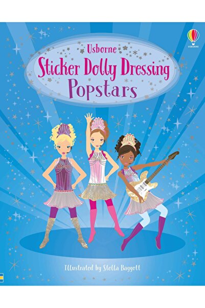 Usborne Carte de stickere - Sticker Dolly Dressing: Vedete pop
