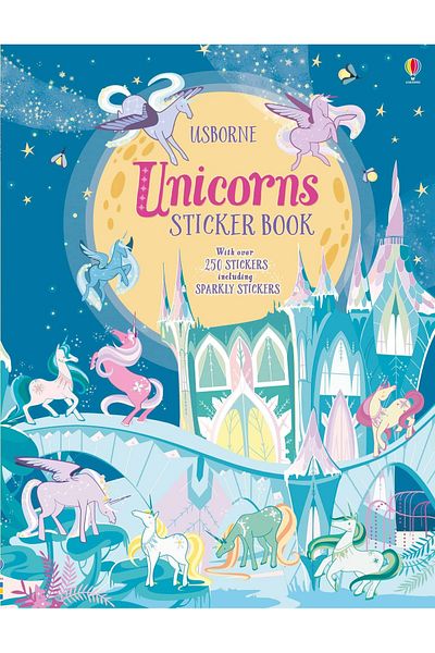 Usborne Children's book, Usborne, Unicorns Sticker Book, 3+ years