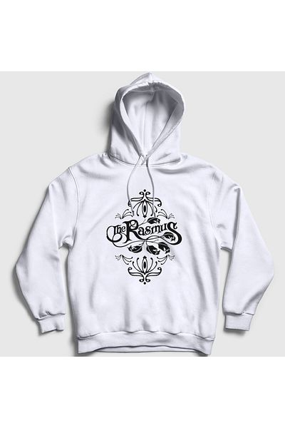 Presmono Unisex Λευκό λογότυπο The Rasmus Hooded Sweatshirt 550120tt
