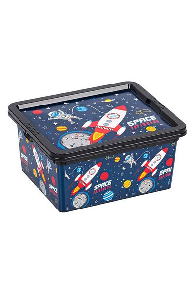 OEM Toy Storage Box, Space Explorers, Capacity 2.5L, Multicolor, Plastic