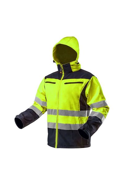 NEO Geaca De Lucru, Reflectorizanta, Galben, Impermeabil, Model Visibility, Marimea M/50,