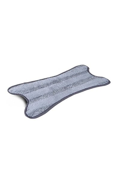 OEM Flat Mop Refill, Superfine Fiber, Washable, 15 x 38 cm, Silver