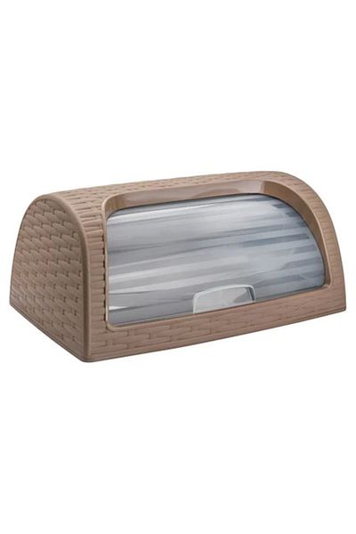 ABYZ Bread box, plastic, brown, 42x26x19 cm