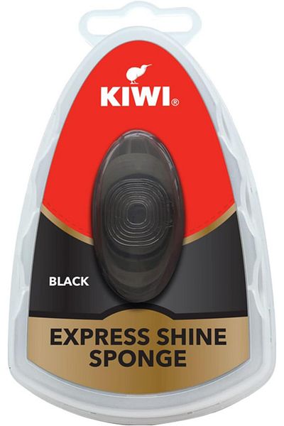 Kiwi Express Shine Sponge- For Black Colours - Shine Sponge with 5ml Liquid - Pack of 5