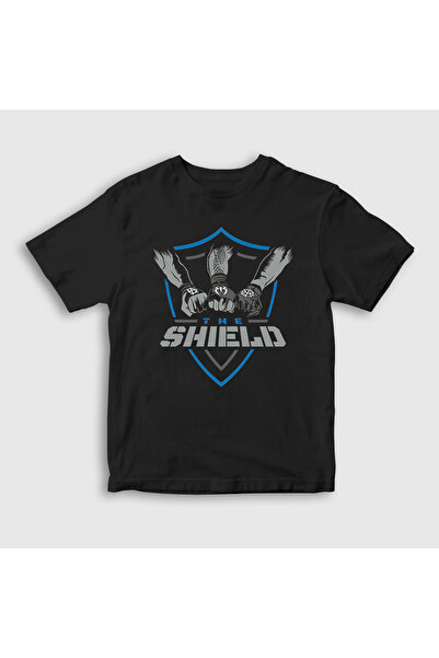Presmono تي شيرت أسود للأطفال للجنسين The Shield Wwe Wrestling 551799tt