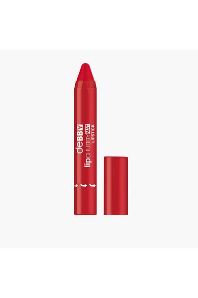 DEBBY 02 Coral Rose Lipchubby Mat Lipstick