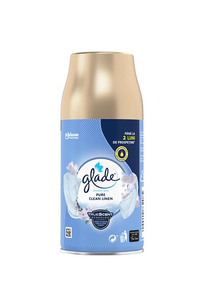 Glade Glade Automatic Spray Clean Linen Continuous Air Freshener Refill, 269 ml
