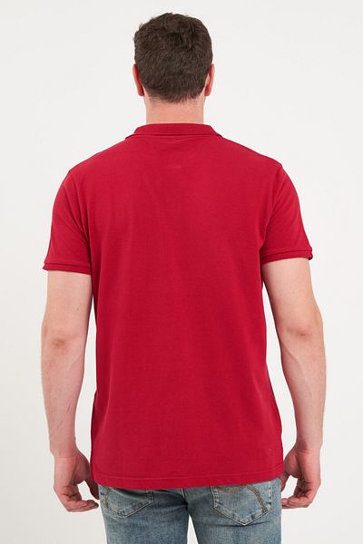Kenvelo Men's solid color polo shirt