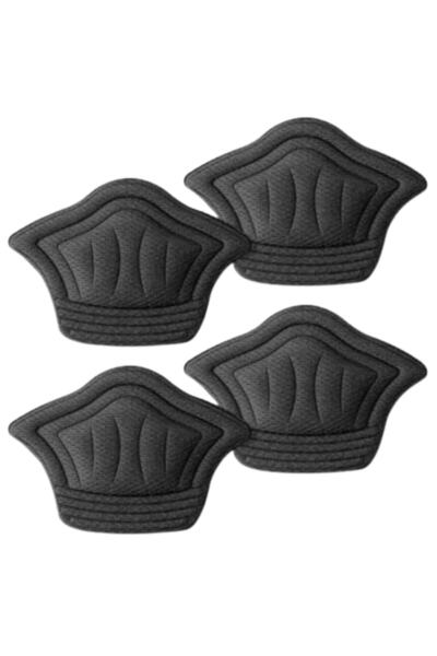 SUPER TRENDS Set of 4 heel protections for Super Trends® shoes, soft pillows, 10 mm thick, black