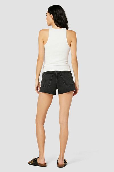 Hudson Gemma Mid-rise Bermuda (CROP) - - Black, 25