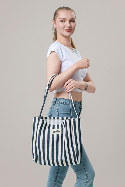 Lomo Bags Lomo One Shoulder Bag – Casual and Holiday Chic Mini Clutch Gift - Black Striped