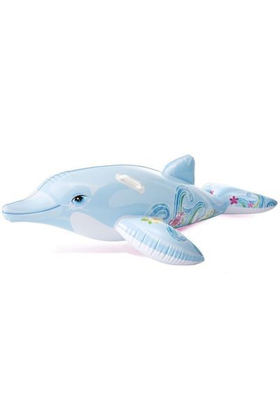 YLOTECH Saltea gonflabilă Intex - Ride-on, Dolphin, 175 x 66 cm