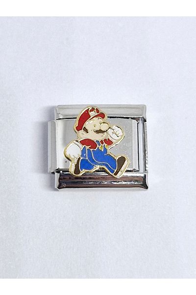 RoseCo00 Steel Italian Charm Bracelet Charm