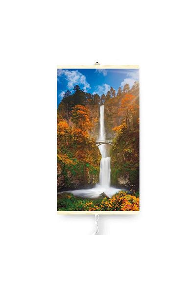 Trio Decorative Electric Radiant Panel, Infrared Heating 430w, Waterfall Model, 100 X 57 Cm