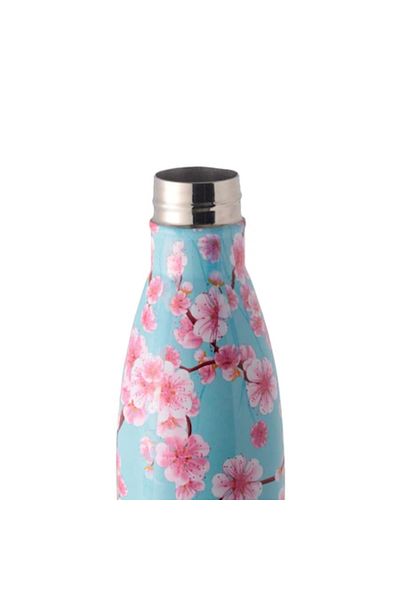 ABYZ Isothermal bottle, stainless steel, capacity 500ml, blue pink color