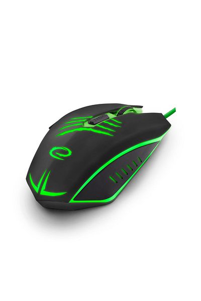 ESPERANZA Wired optical mouse, Esperanza, USB, 2400DPI, Black/Green