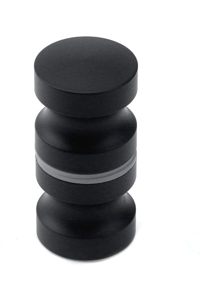 GENERAL Wealrit 1 pcs Black Back-to-Back Handle Shower Glass Door Knob Bathroom Pull Knob Bathroom Round Kno