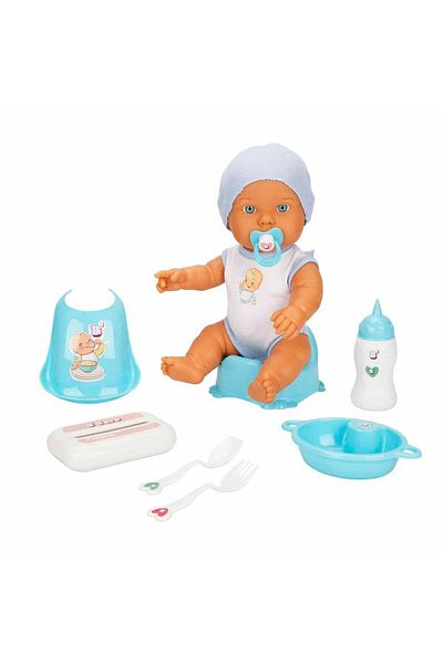 Sunman Bebelou Voice Care Time Baby Play Set 32 cm 38239 Blue