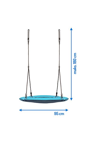 ideal STORE Children's swing TYPE Nest, Maximum load 150 Kg, Diameter 95 cm, Steel frame