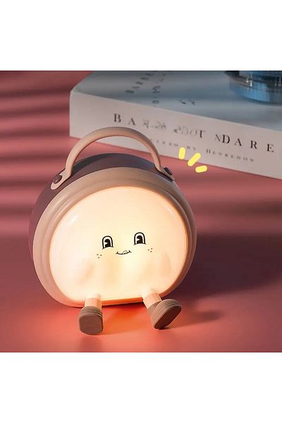 miraza LED Children's Lamp, Silicone, Rechargeable, 3 Lighting Modes, Handbag Model