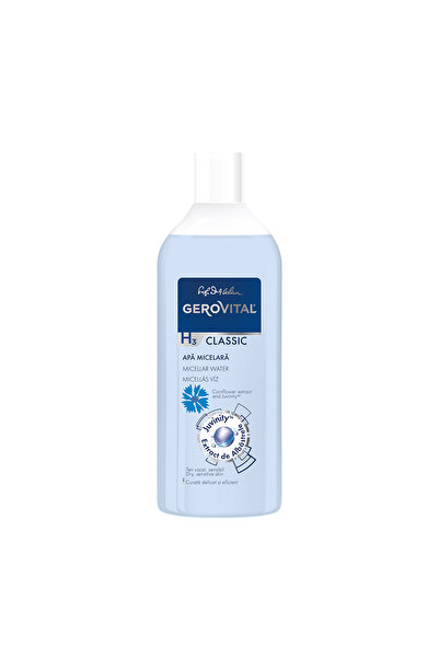 GEROVITAL Gerovital H3 Classic micellar water with cornflowers and juvinity, ...