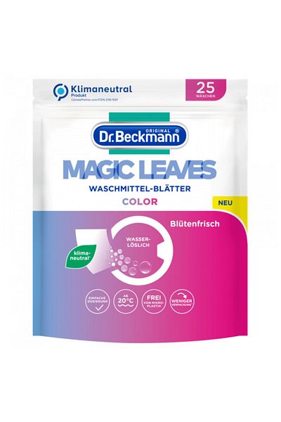 Dr.Beckmann Dr.Beckmann Laundry Detergent Strips, Magic Leaves, Color, 25 washes