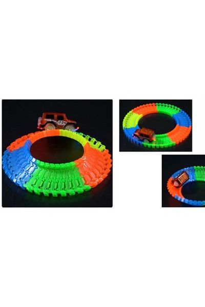 ABYZ Glow In The Dark Car Circuit, 137 pieces, length 153 cm