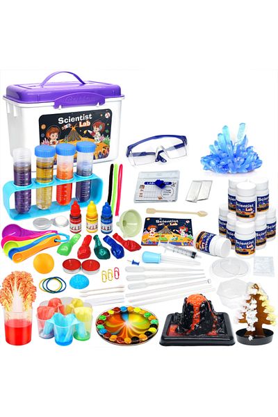 OEM Educational Science Lab Playset, Stem, 80 Experiments, Instructions in Romanian