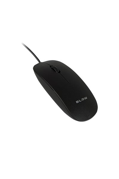 Blow Mouse optic USB, BLOW MP-30, 1000DPI, cablu USB de 1.5m, negru