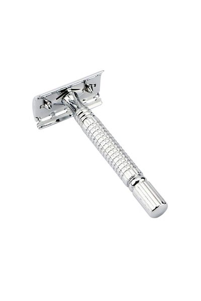 Urban Trends Classic Safety Razor, stainless, set of replacement blades included, URBAN TRENDS®