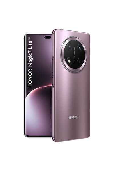 HONOR Telefon mobil Honor Magic7 Lite, Dual SIM, 8GB RAM, 256GB, 5G, Titanium Purple