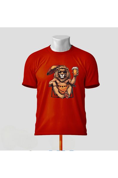 SARI Lion on Holiday 5 Star Theme Tshirt 100% Cotton