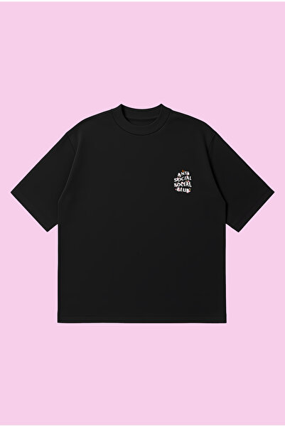 PURE POWER تي شيرت ASSC Primavera Boxy Fit كبير الحجم للجنسين - تي شيرت مطبوع...