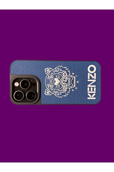 Kenzo Carcasă de telefon compatibilă cu iPhone 16 - Albastră