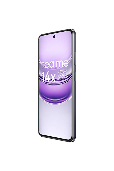 realme Mobile phone Realme 14x, Dual SIM, 6GB RAM, 128GB, 5G, Carbon Black