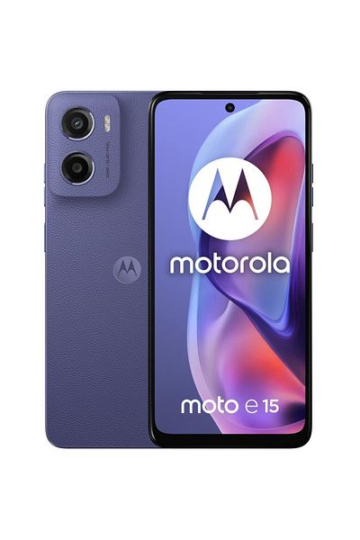 Motorola Mobile phone Motorola Moto e15, Dual SIM, 2GB RAM, 64GB, Fresh Lavender