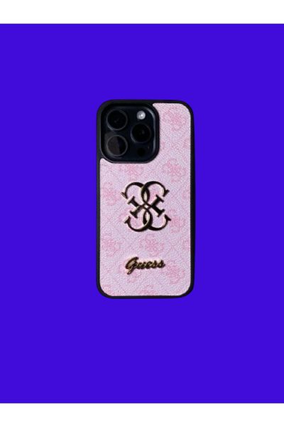 Guess Phone case compatible with iPhone 13 Pro, Guess, pink