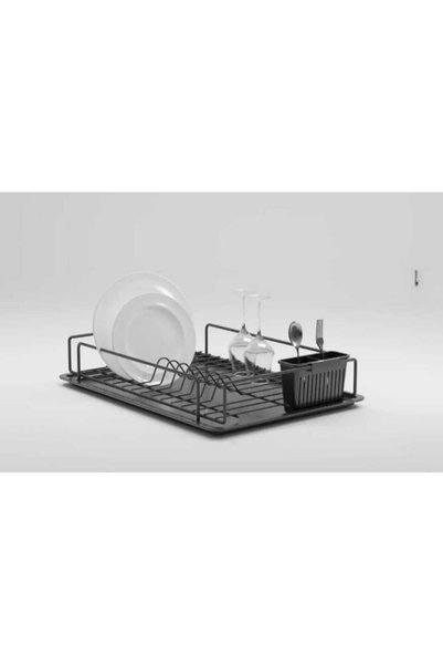 YÜCEKAYA TİCARET 2-Piece Countertop Organization Set, Matte Black Shelf Rack + Cup Holder Cabinet Organizer