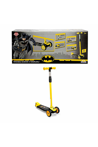 Sunman BATMAN SCOOTER 3 TEKERLEKLİ FRENLİ TWİST-ROLL 3+