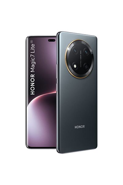 HONOR Mobile phone Honor Magic7 Lite, Dual SIM, 8GB RAM, 256GB, 5G, Titanium Black