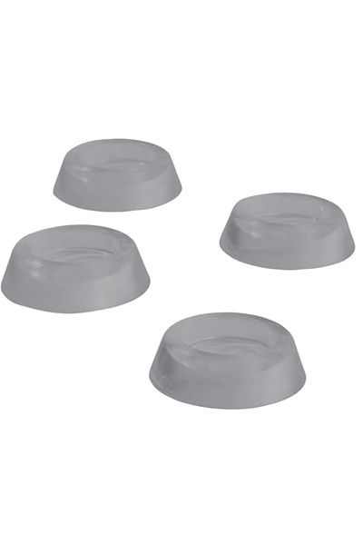 ABYZ Set of 4 transparent anti-vibration silicone feet for washing machine