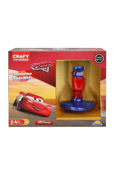 Sunman Crafy Cars Ice Cream Factory Play Dough Set 200 g 29 Pieces