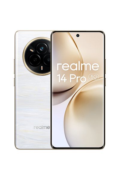 realme Mobile phone Realme 14 Pro, Dual SIM, 8GB RAM, 256GB, 5G, Pearl White