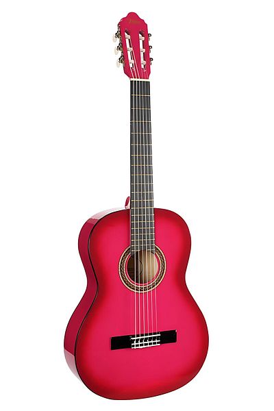 VALENCIA VC104PKS, classical guitar, pink sunburst finish
