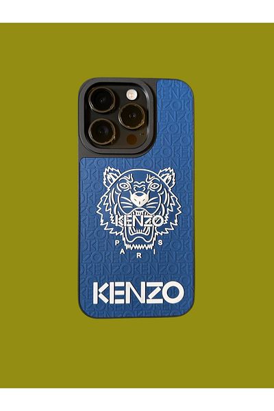 Kenzo Carcasă de telefon compatibilă cu iPhone 16 Pro Max - Albastră